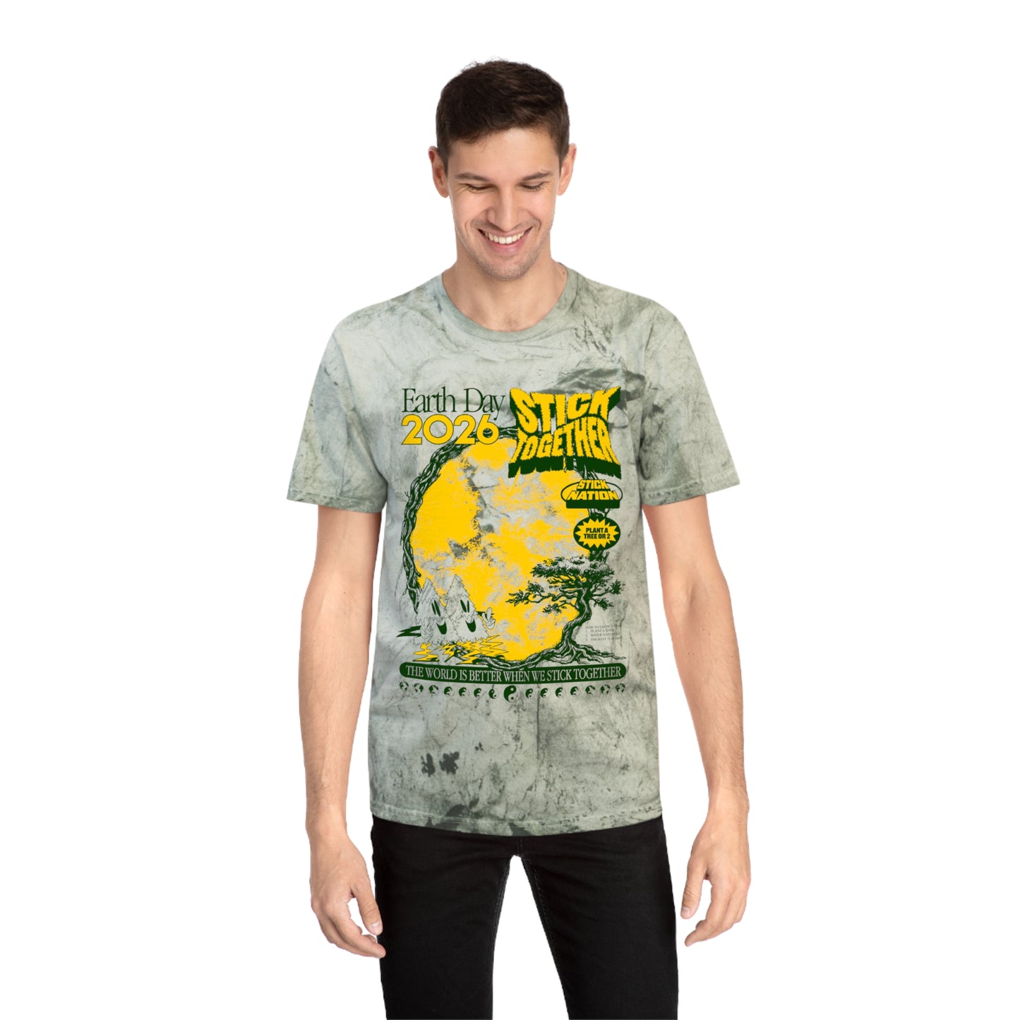 Earth Day 2026 – Vintage Tie-Dye Unisex T-Shirt