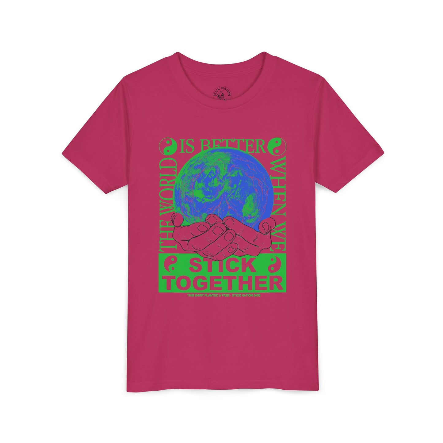 Stick Together for Earth - Unisex Kids T-Shirt