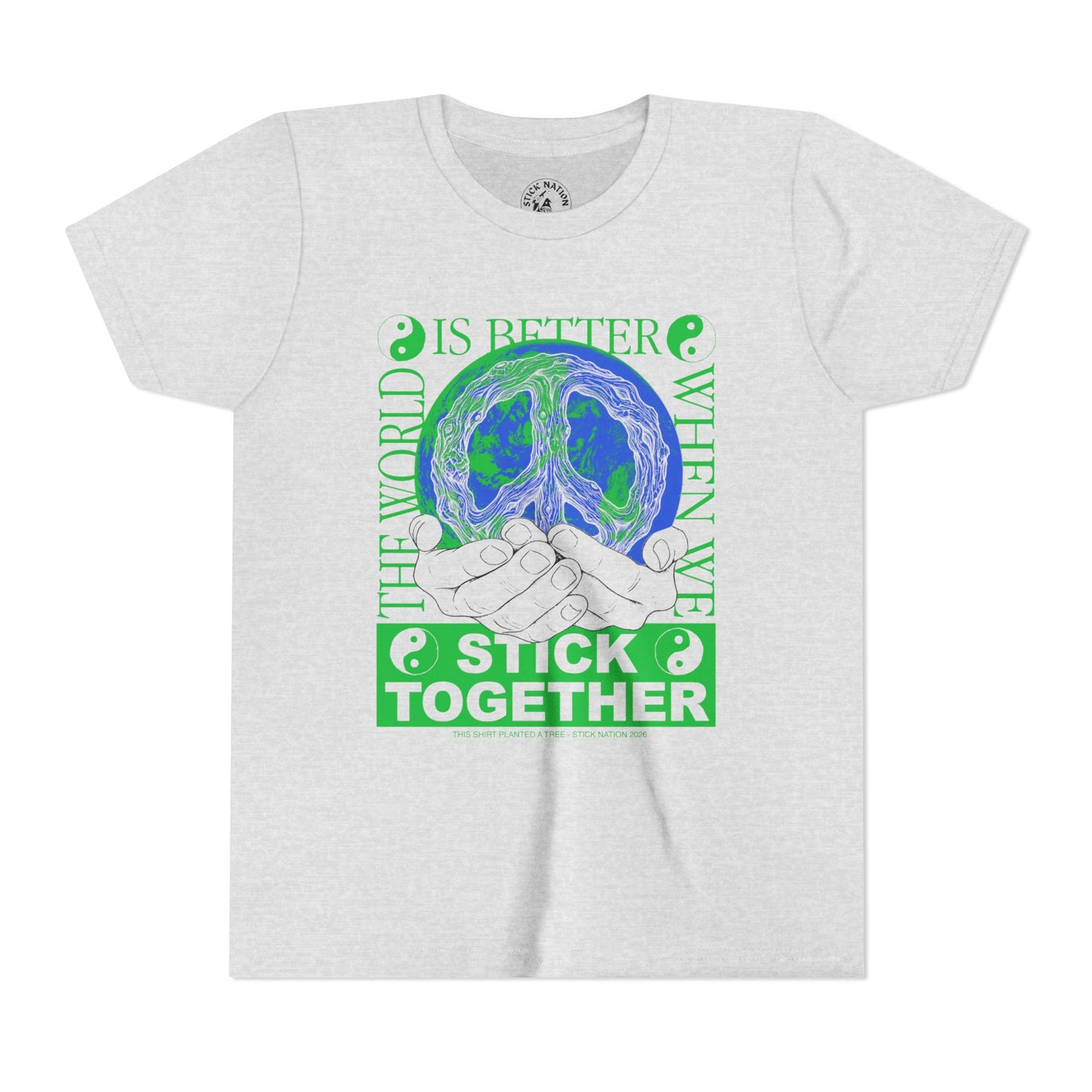 Stick Together for Earth - Unisex Kids T-Shirt