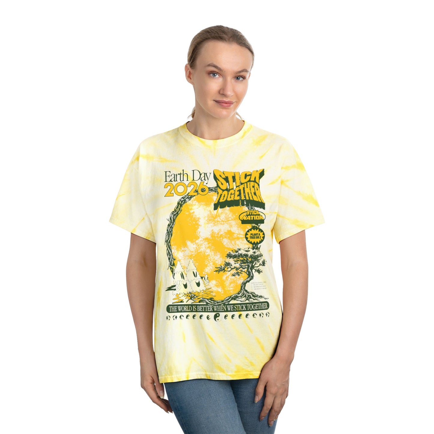 Earth Day 2026 - Unisex Tie Dye T-Shirt