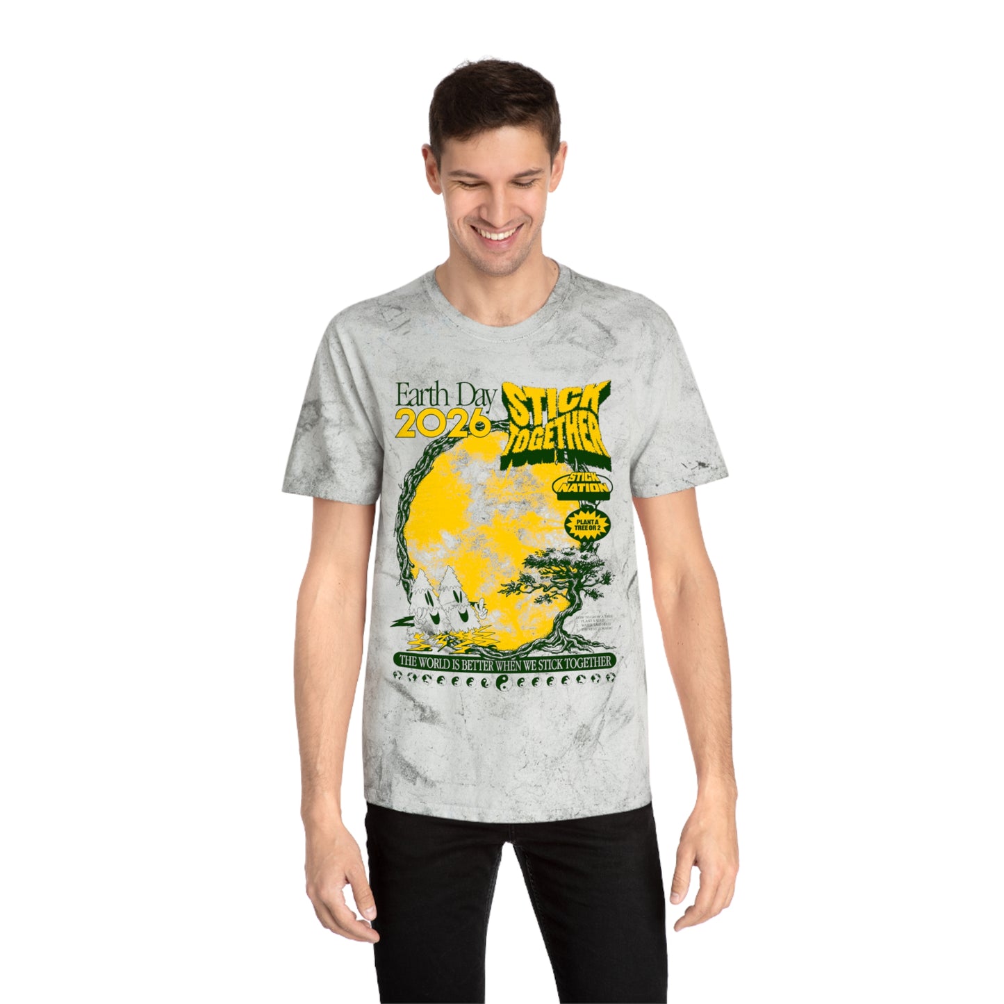 Earth Day 2026 – Vintage Tie-Dye Unisex T-Shirt