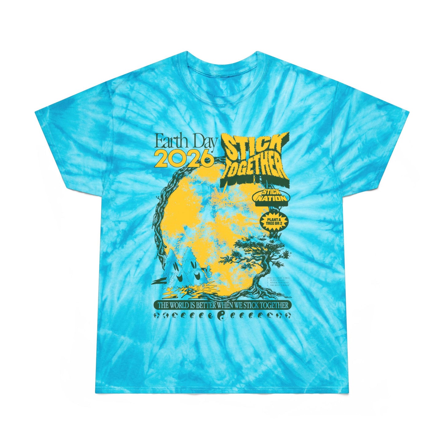 Earth Day 2026 - Unisex Tie Dye T-Shirt