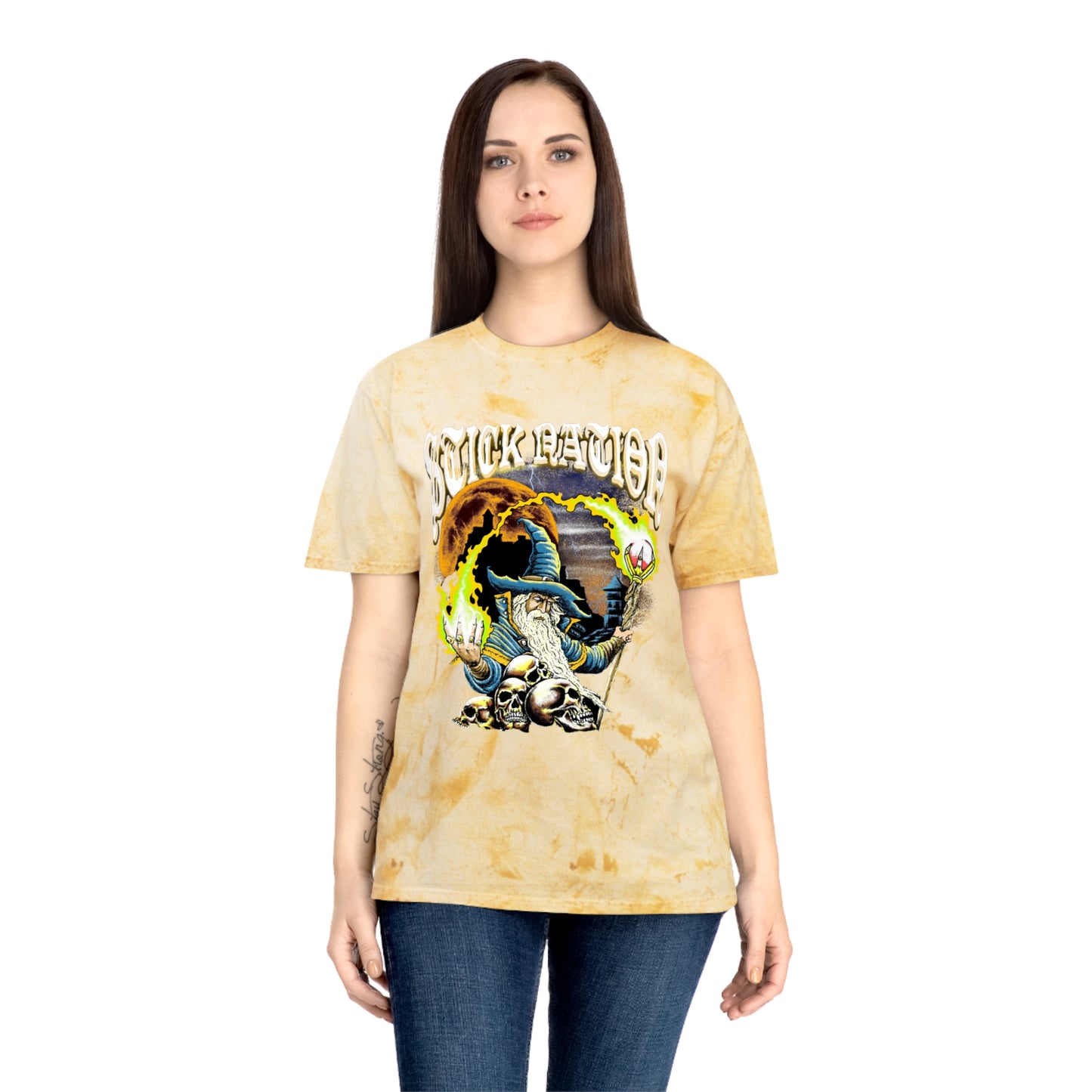 Stick Nation Wizard Shirt – Vintage Tie-Dye Unisex T-Shirt