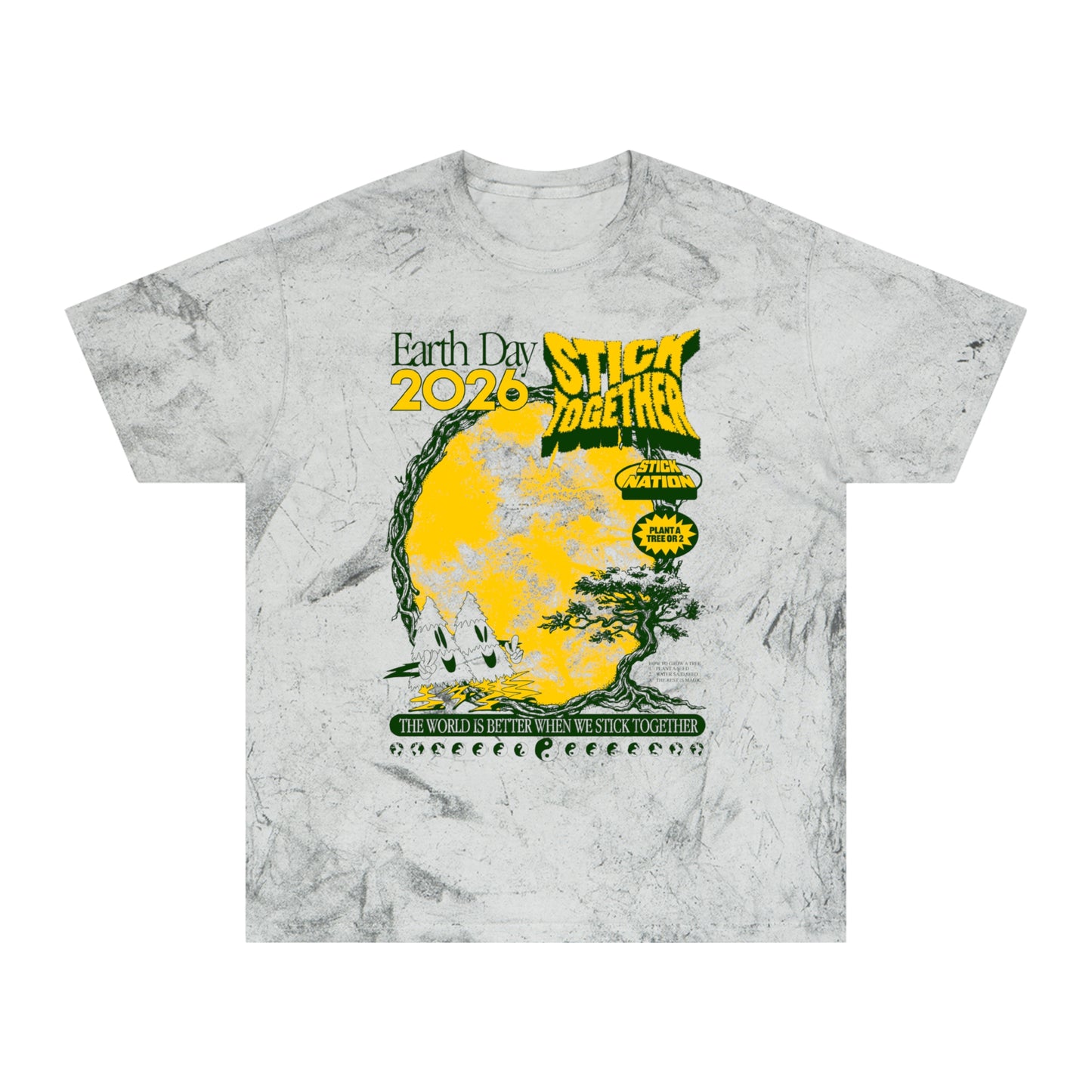 Earth Day 2026 – Vintage Tie-Dye Unisex T-Shirt