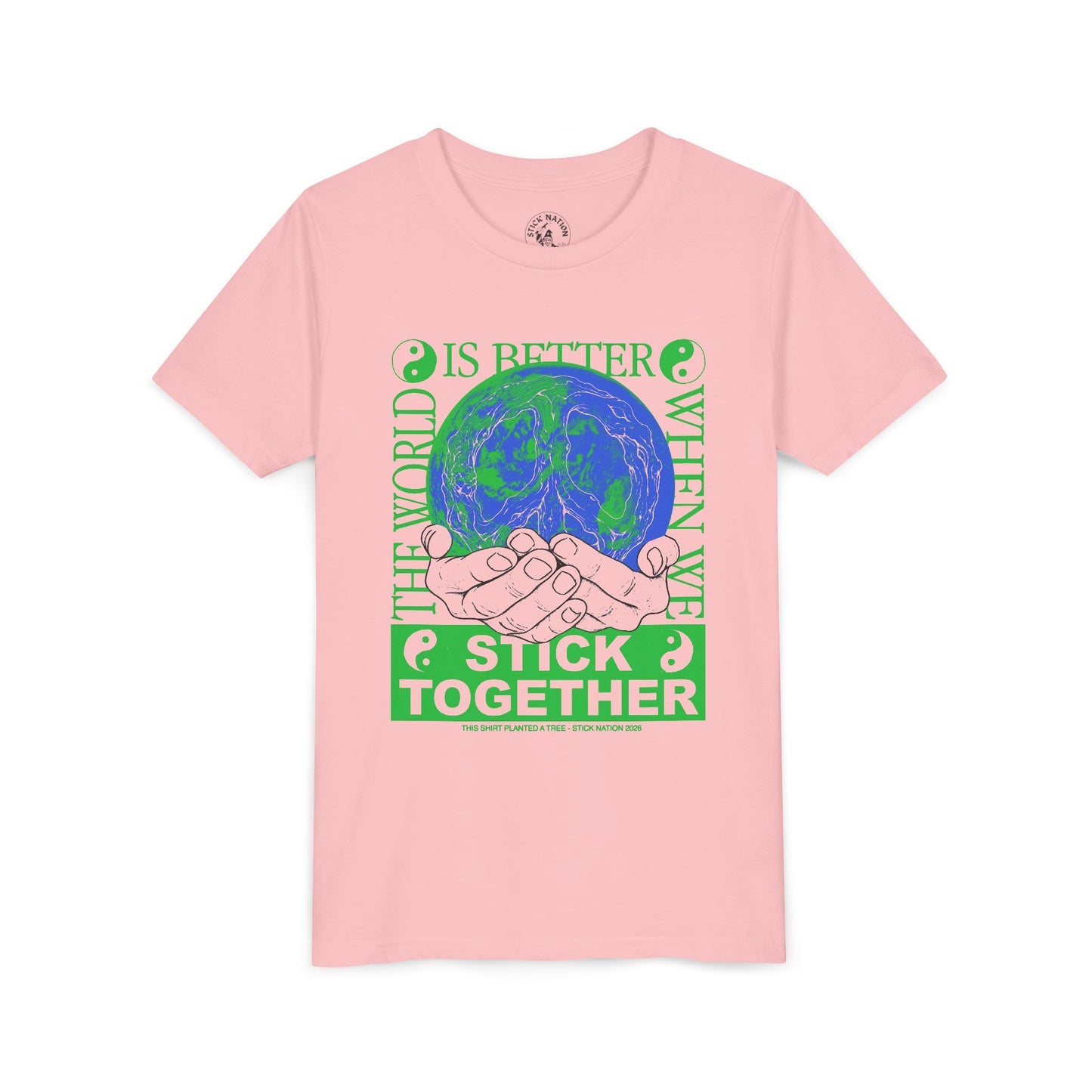 Stick Together for Earth - Unisex Kids T-Shirt