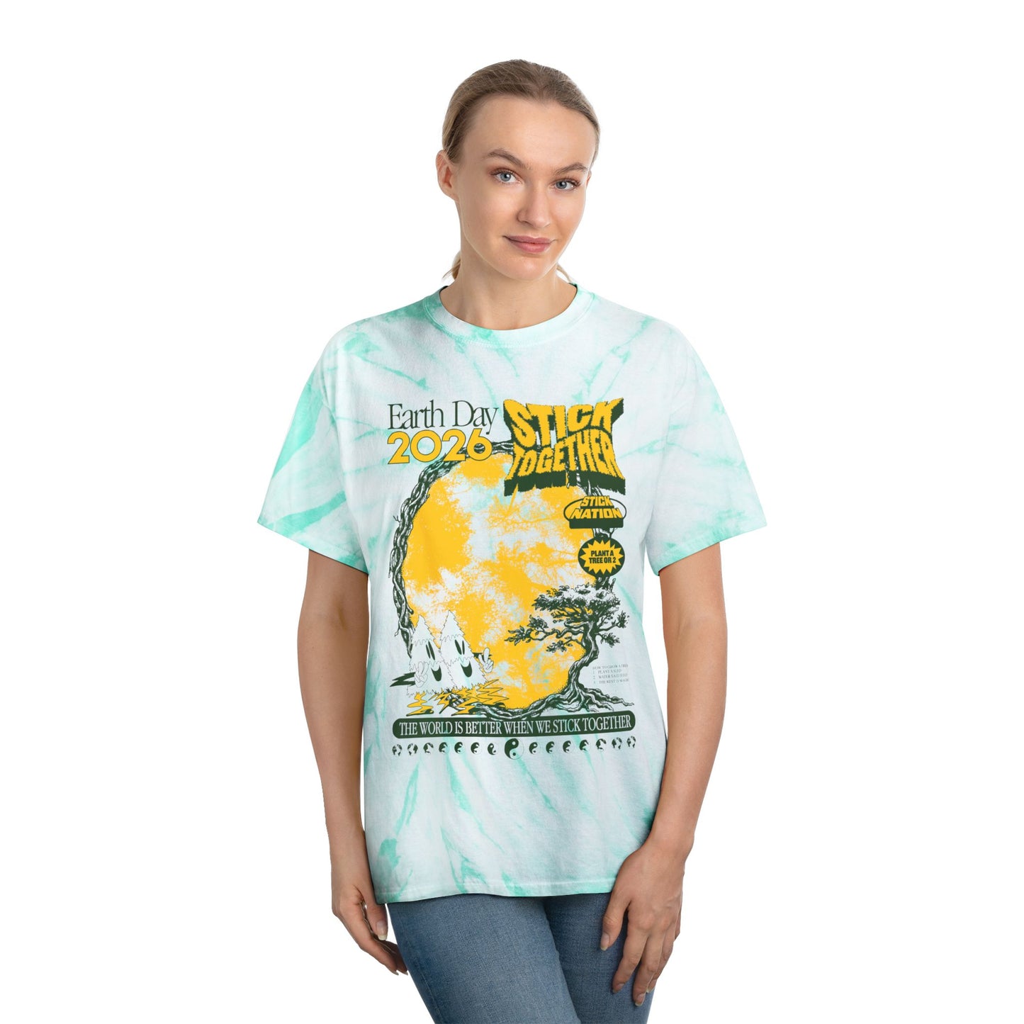 Earth Day 2026 - Unisex Tie Dye T-Shirt