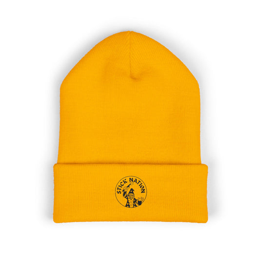 Stick Nation Embroidered Beanie for Outdoor Adventures and Casual Style
