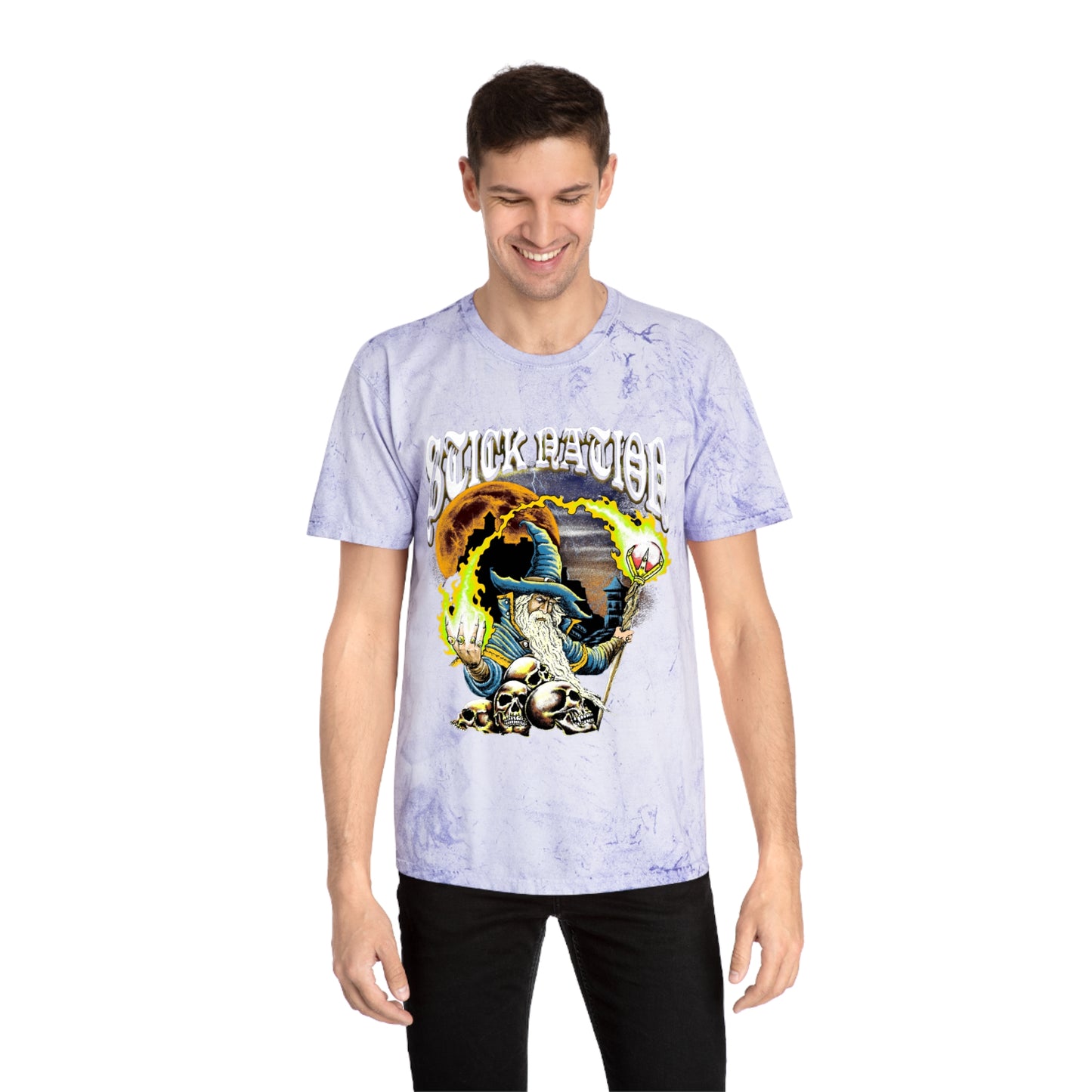 Stick Nation Wizard Shirt – Vintage Tie-Dye Unisex T-Shirt