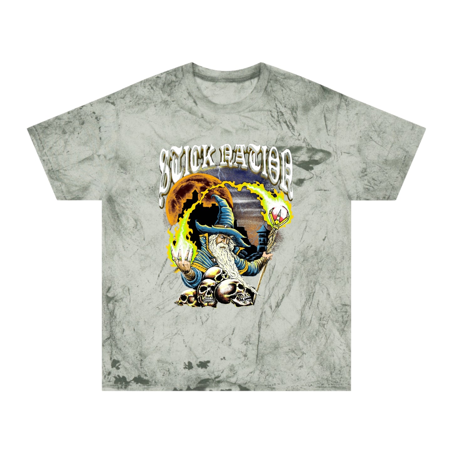 Stick Nation Wizard Shirt – Vintage Tie-Dye Unisex T-Shirt