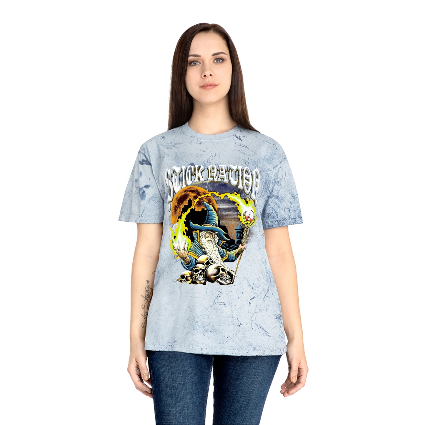 Stick Nation Wizard Shirt – Vintage Tie-Dye Unisex T-Shirt