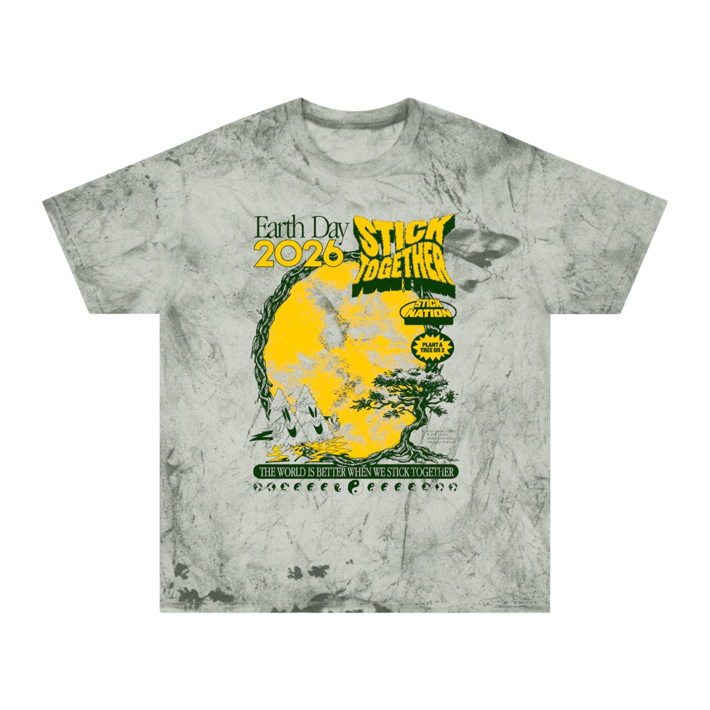 Earth Day 2026 – Vintage Tie-Dye Unisex T-Shirt