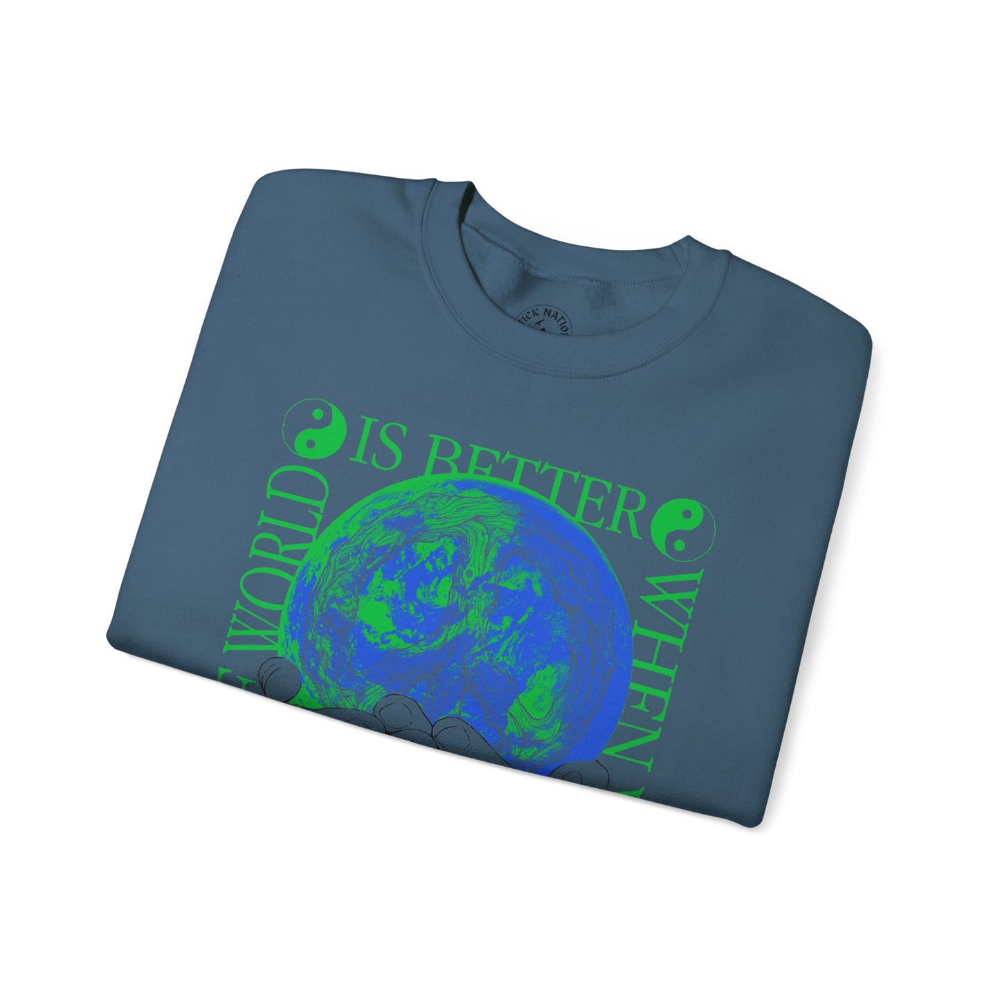 Stick Together for Earth - Unisex Crewneck Sweatshirt