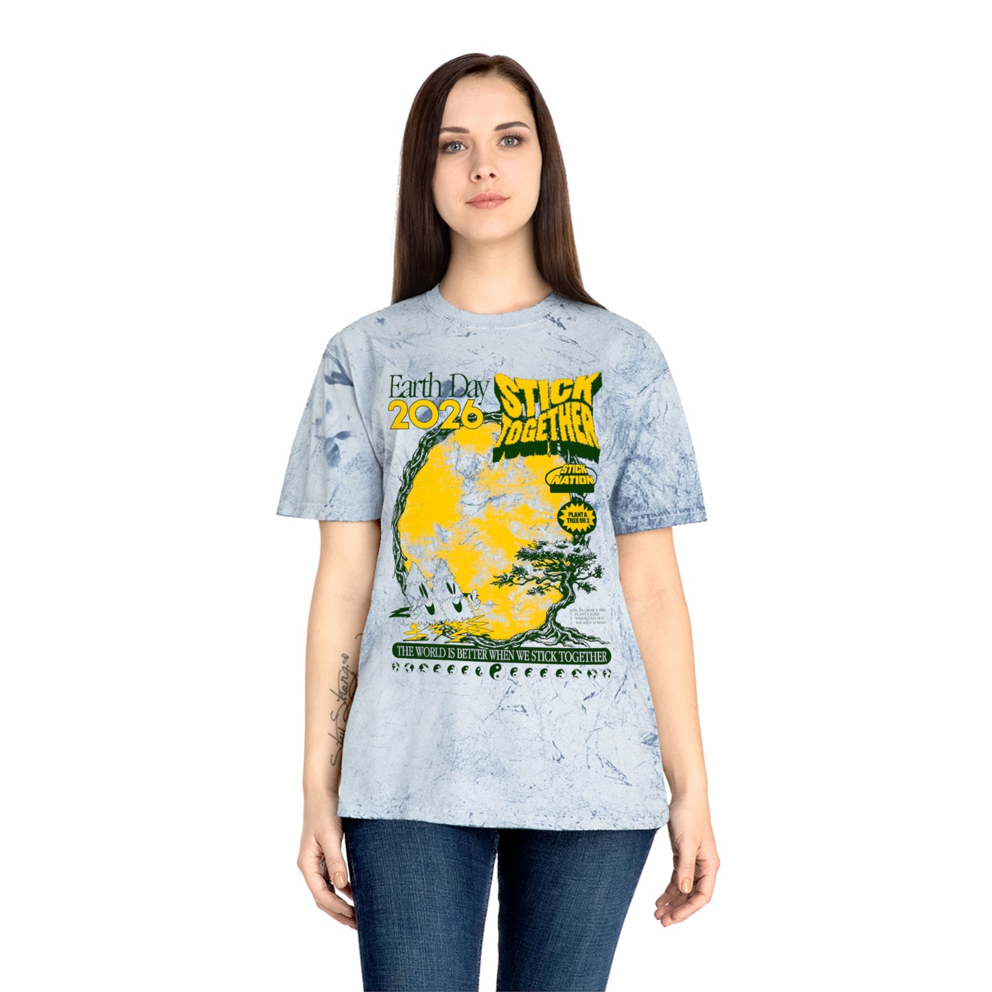 Earth Day 2026 – Vintage Tie-Dye Unisex T-Shirt
