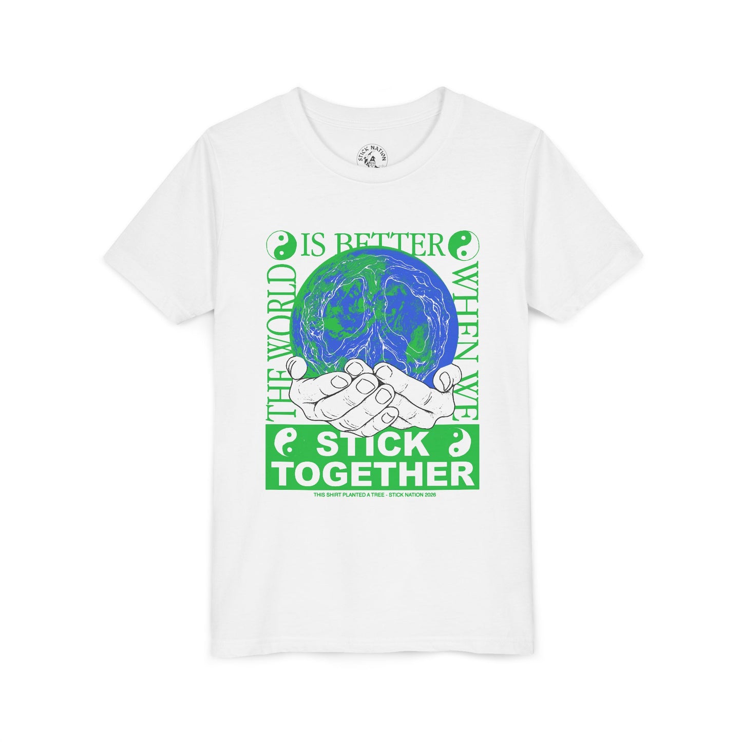 Stick Together for Earth - Unisex Kids T-Shirt