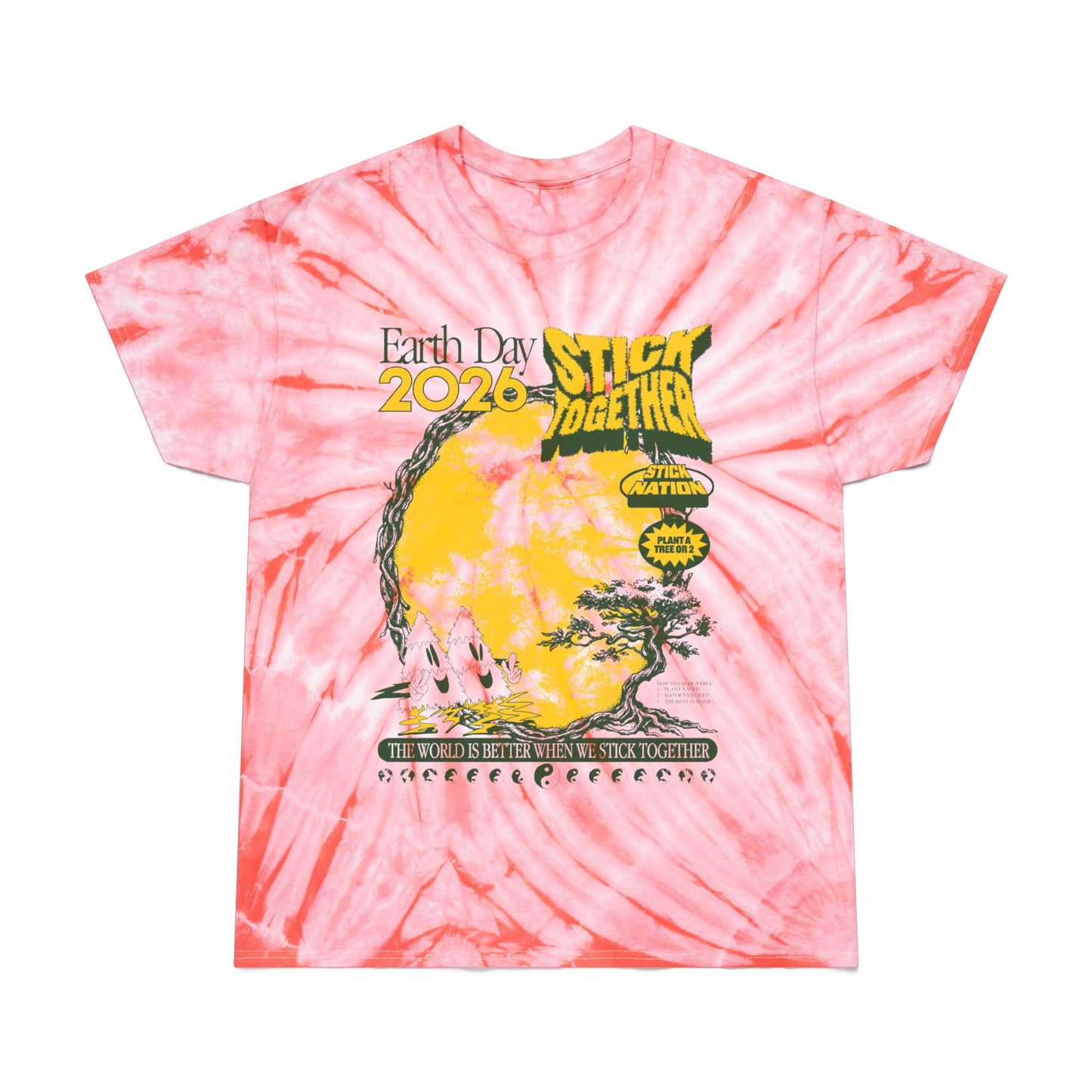 Earth Day 2026 - Unisex Tie Dye T-Shirt