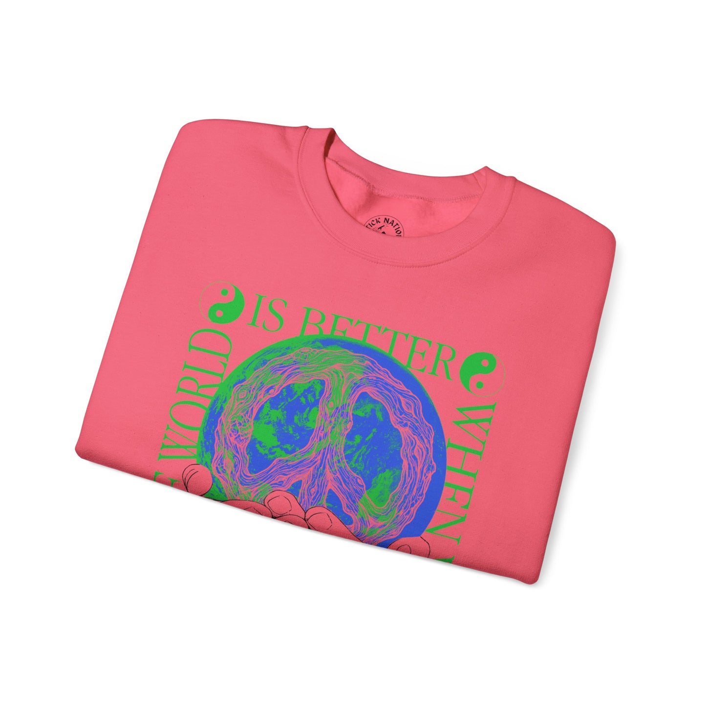 Stick Together for Earth - Unisex Crewneck Sweatshirt