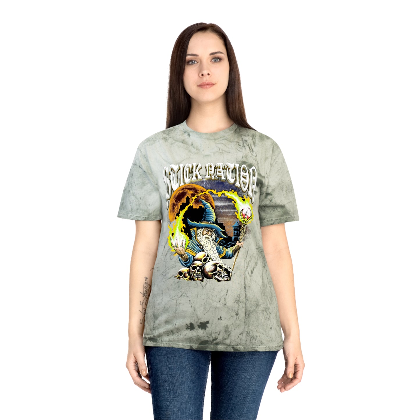 Stick Nation Wizard Shirt – Vintage Tie-Dye Unisex T-Shirt