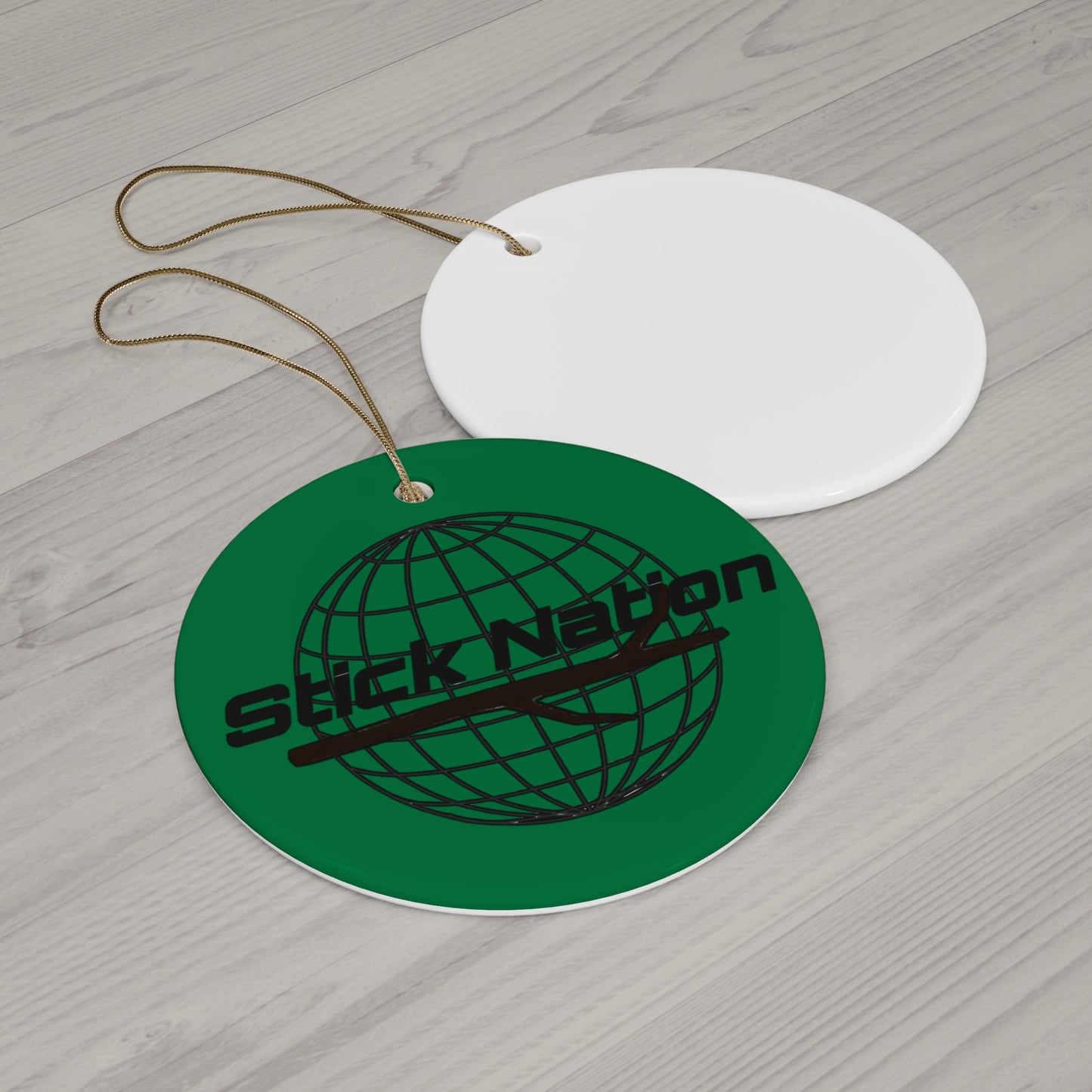 Stick Nation Ceramic Ornament Set