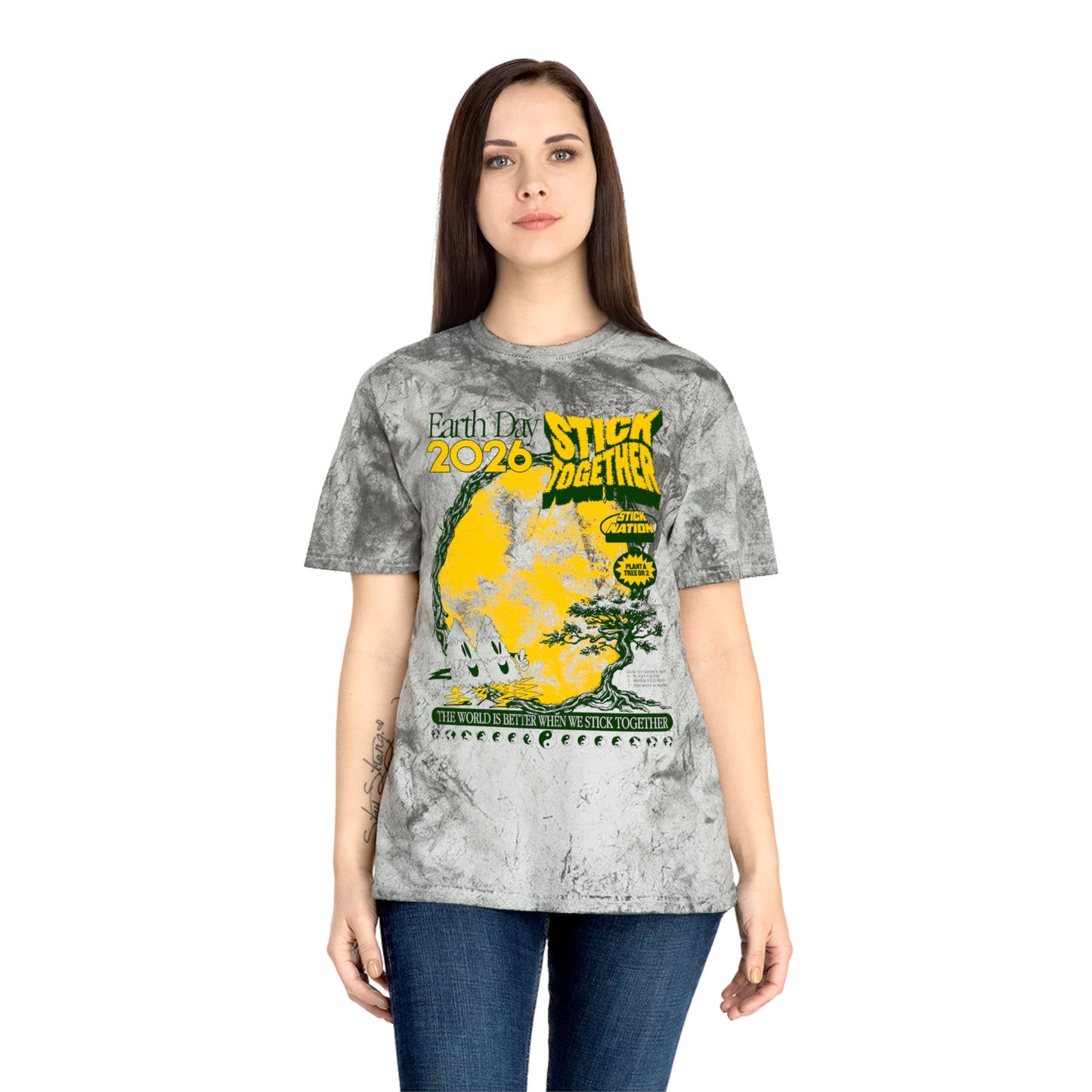 Earth Day 2026 – Vintage Tie-Dye Unisex T-Shirt