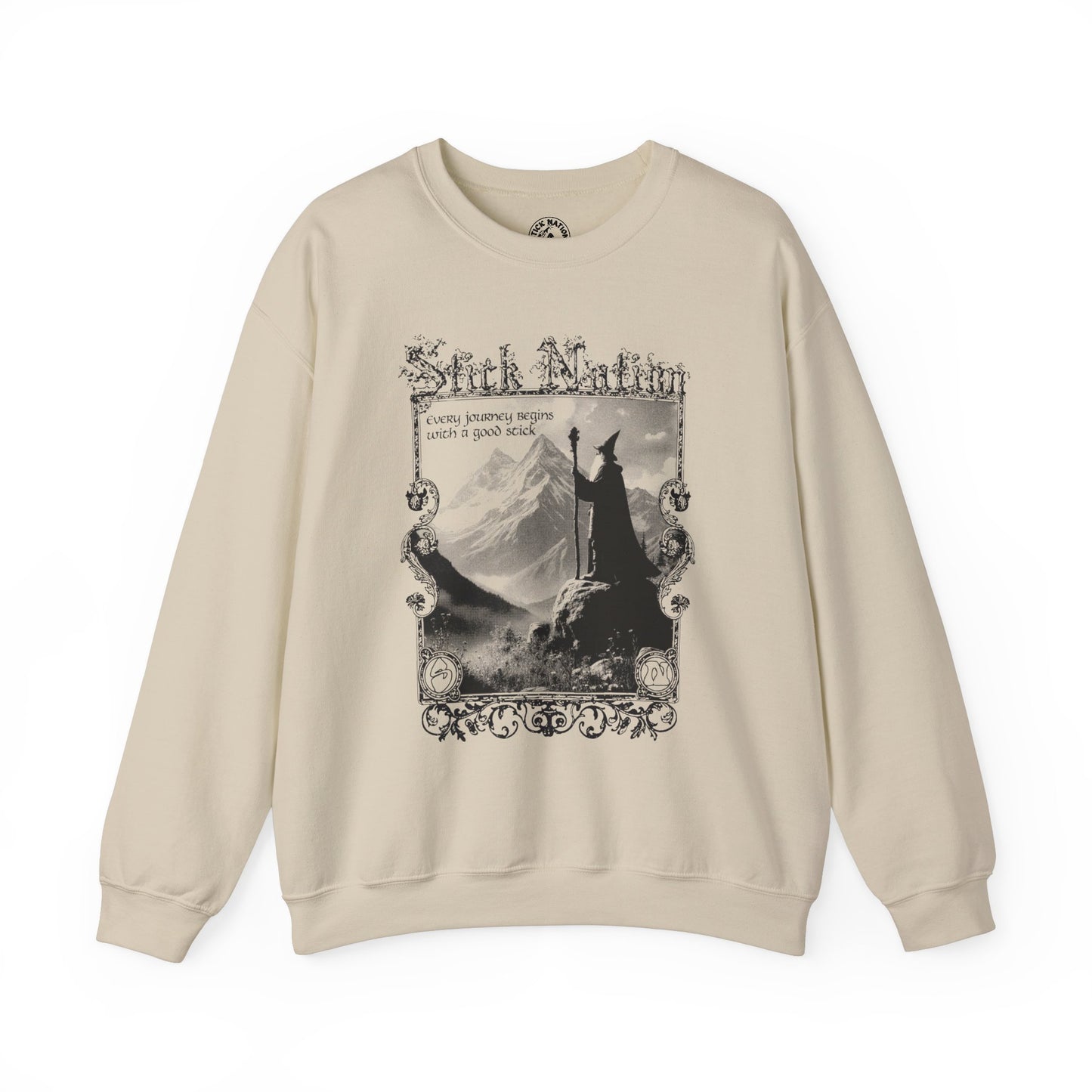 Stick Quest Wizard Unisex Crewneck Sweater