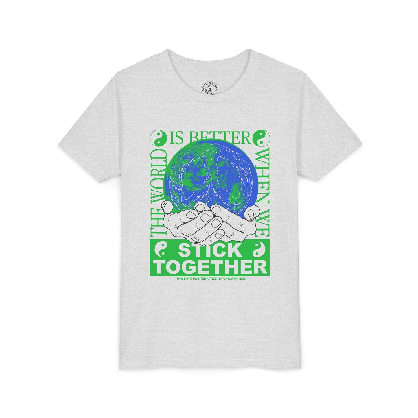 Stick Together for Earth - Unisex Kids T-Shirt