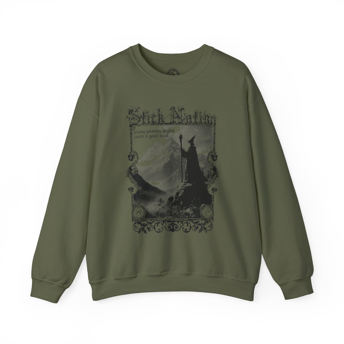 Stick Quest Wizard Unisex Crewneck Sweater
