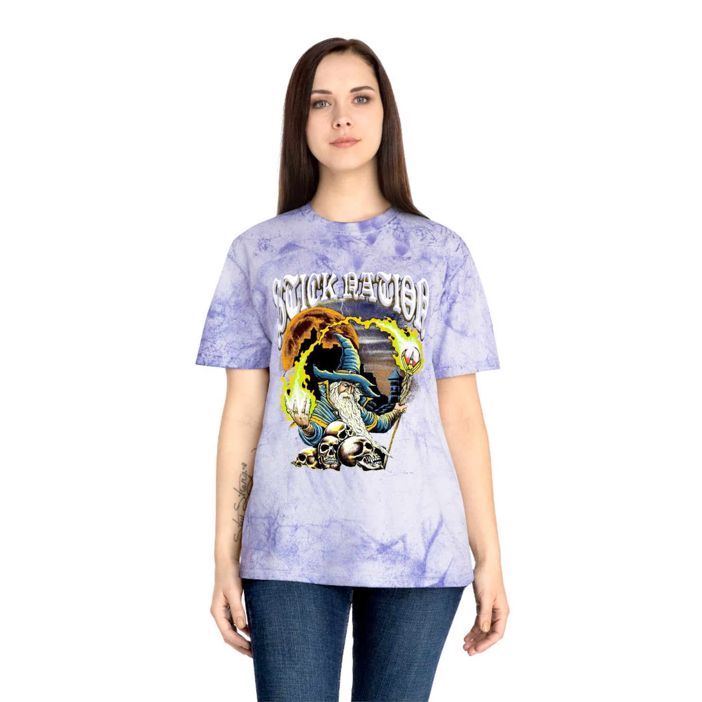 Stick Nation Wizard Shirt – Vintage Tie-Dye Unisex T-Shirt