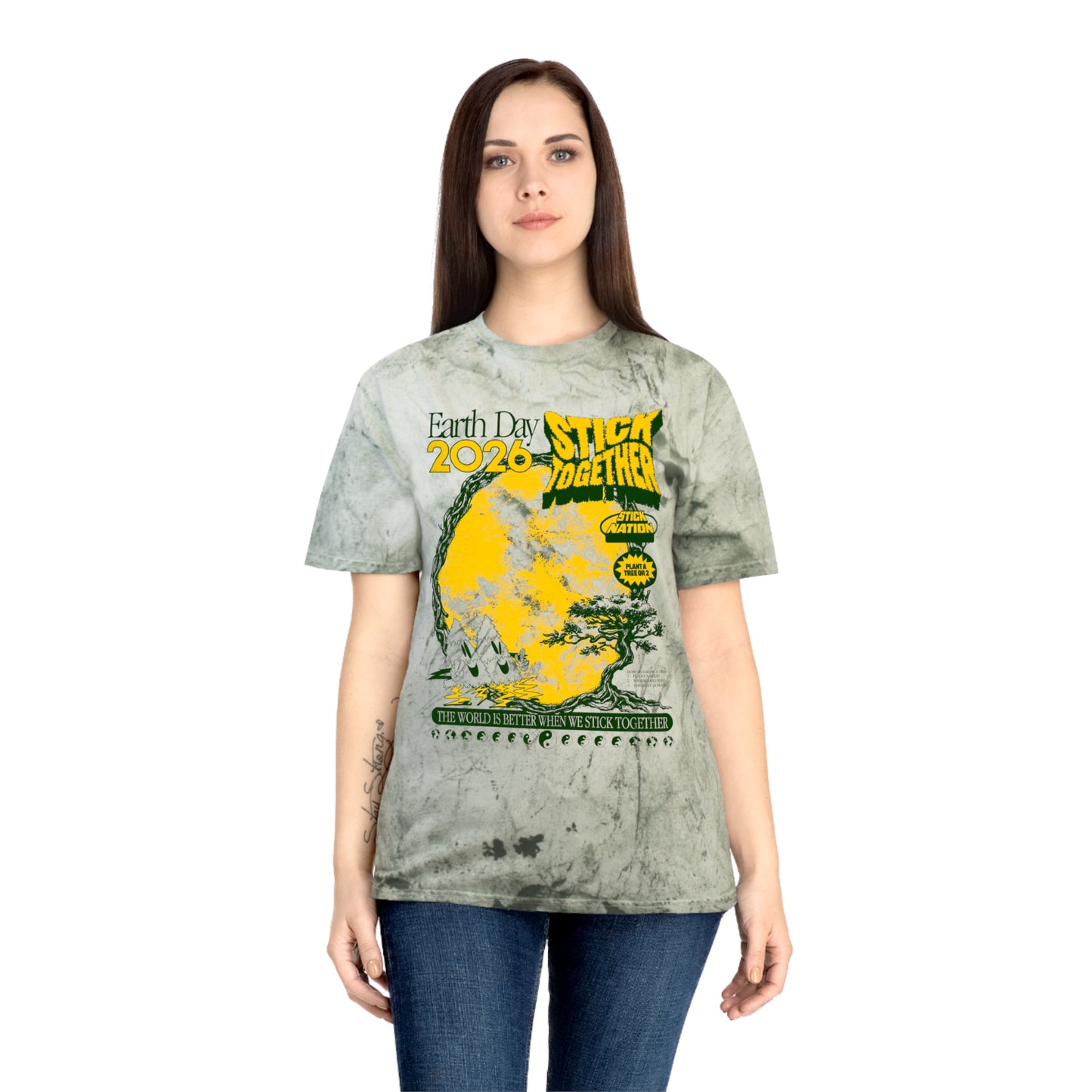 Earth Day 2026 – Vintage Tie-Dye Unisex T-Shirt