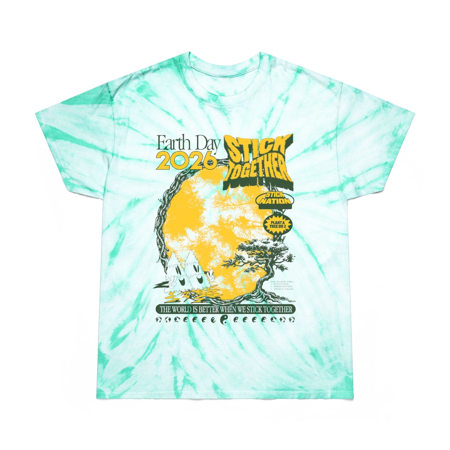 Earth Day 2026 - Unisex Tie Dye T-Shirt