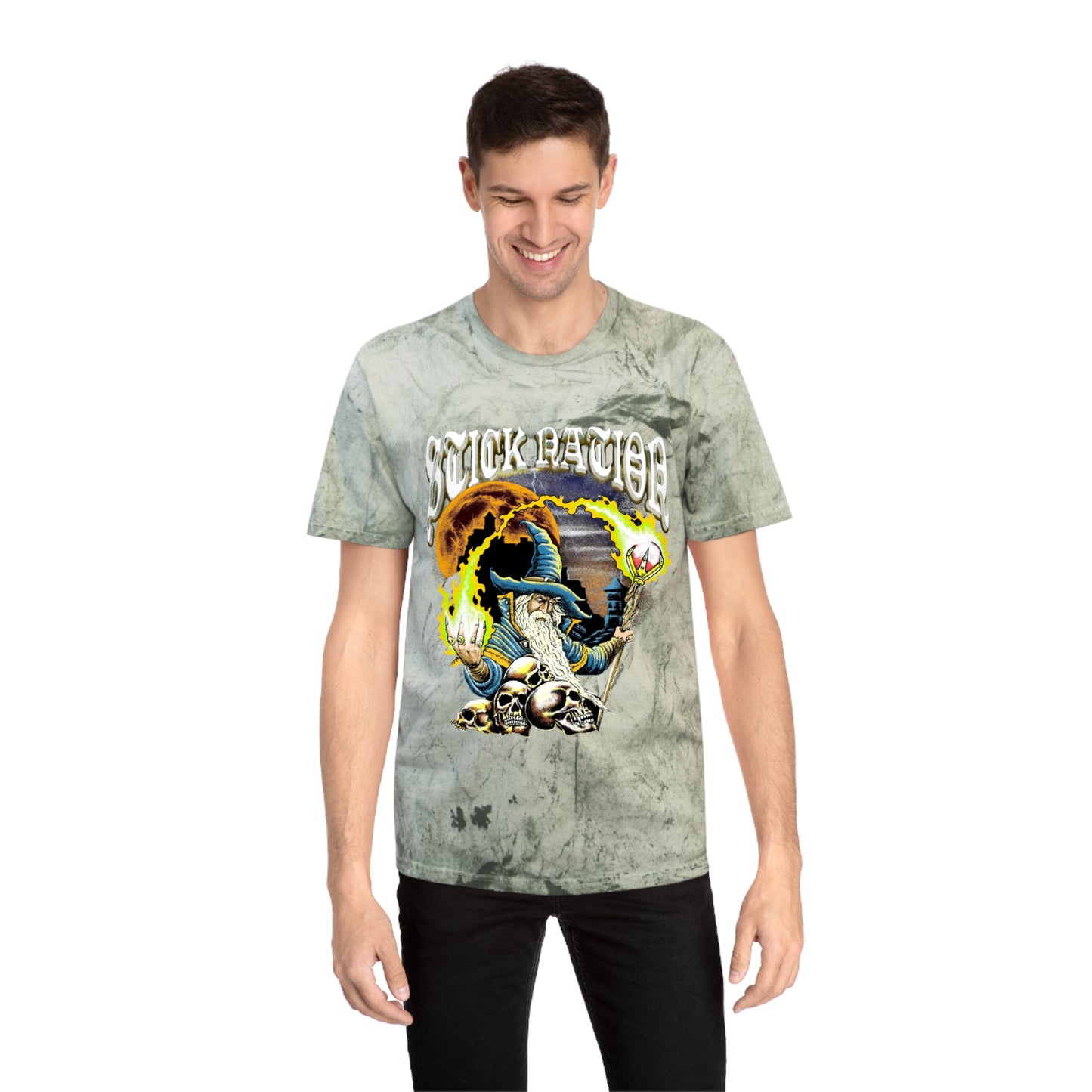 Stick Nation Wizard Shirt – Vintage Tie-Dye Unisex T-Shirt