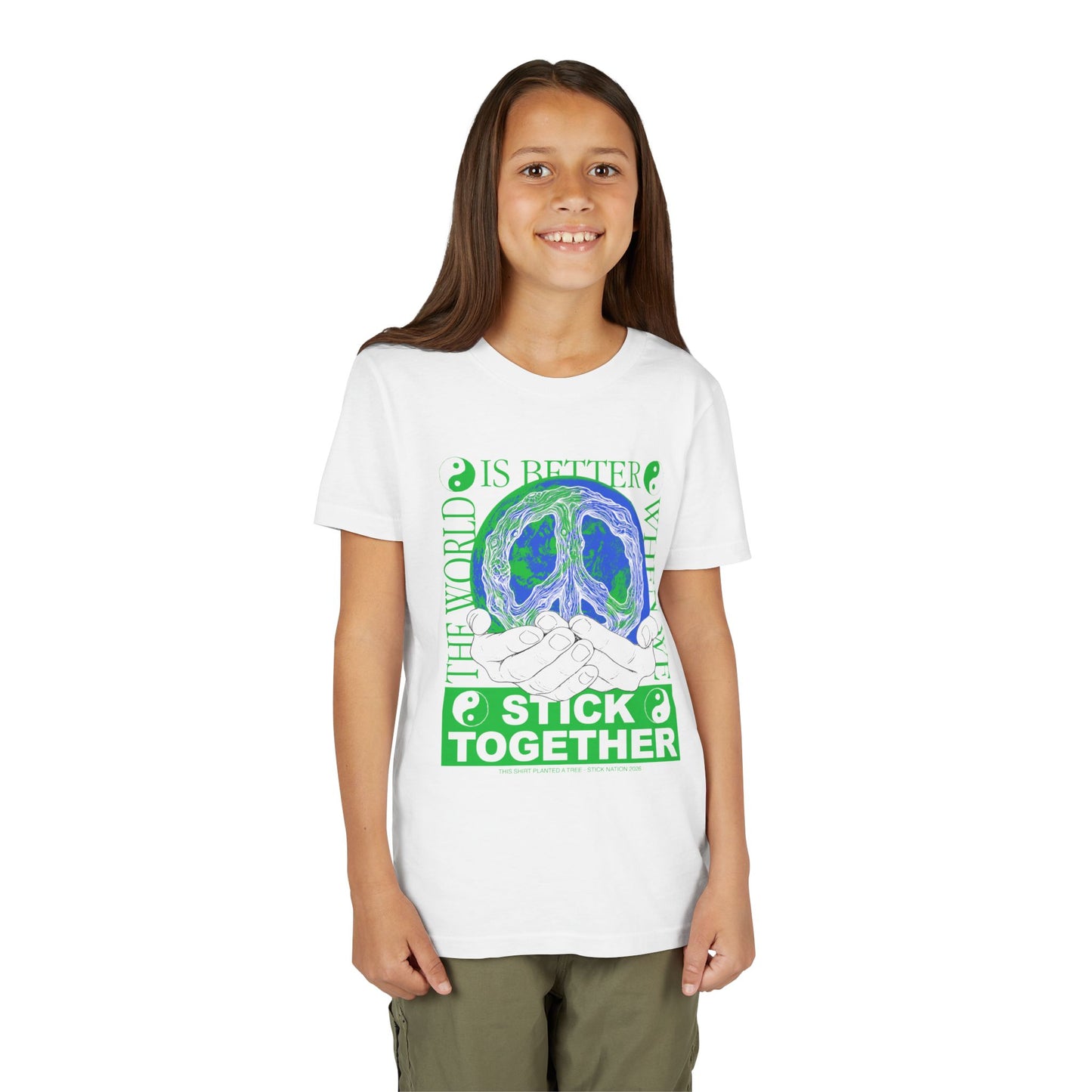 Stick Together for Earth - Unisex Kids T-Shirt