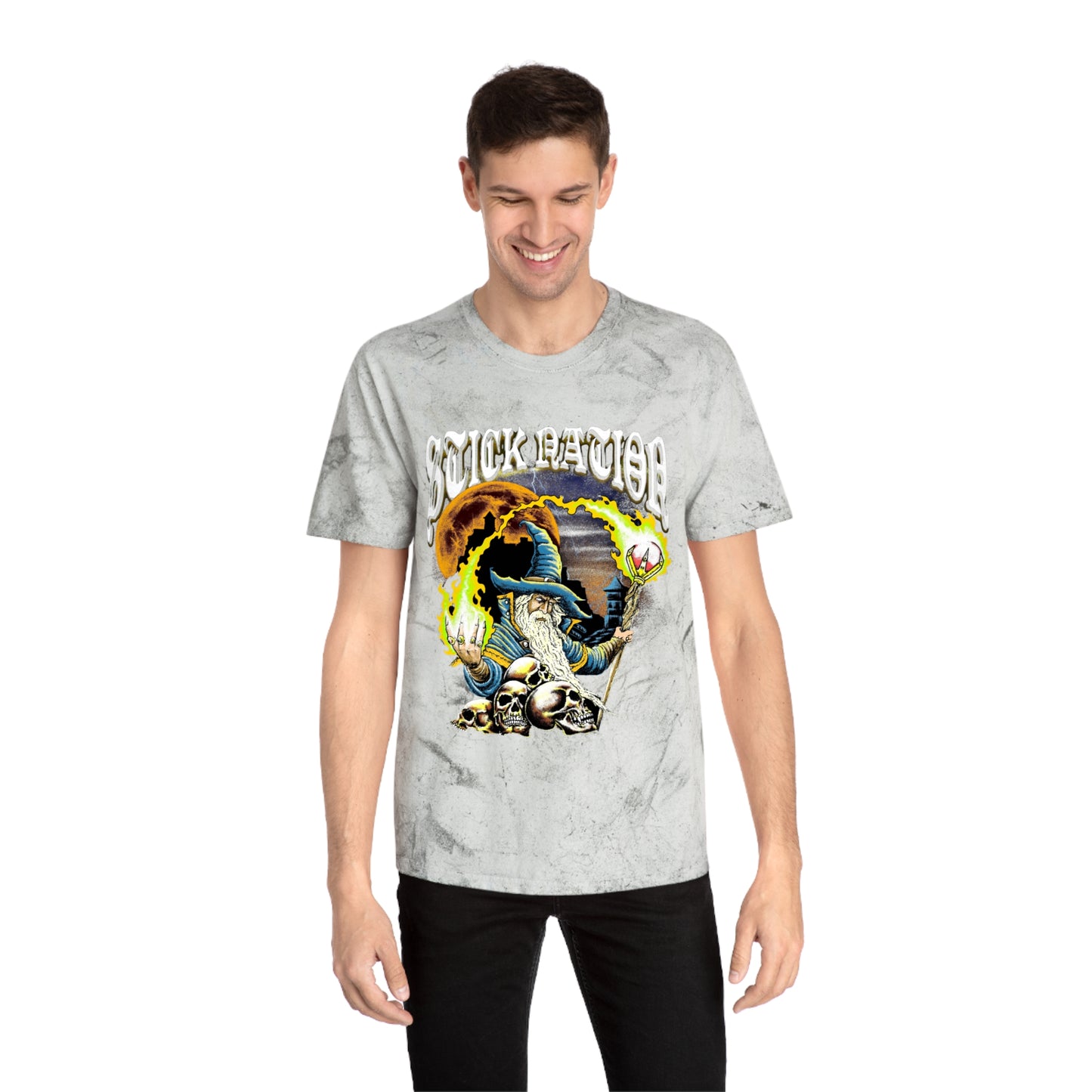 Stick Nation Wizard Shirt – Vintage Tie-Dye Unisex T-Shirt