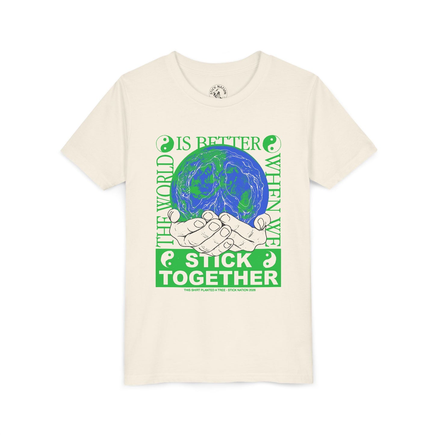Stick Together for Earth - Unisex Kids T-Shirt