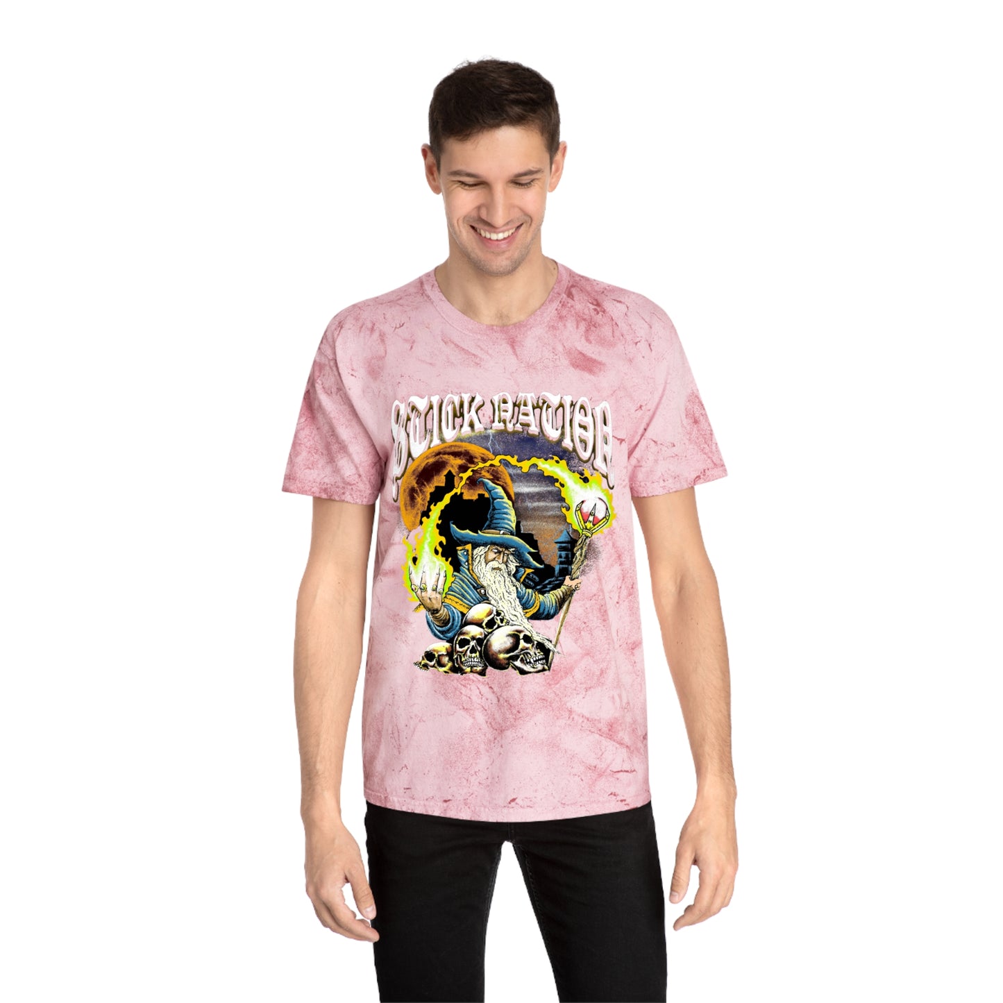 Stick Nation Wizard Shirt – Vintage Tie-Dye Unisex T-Shirt