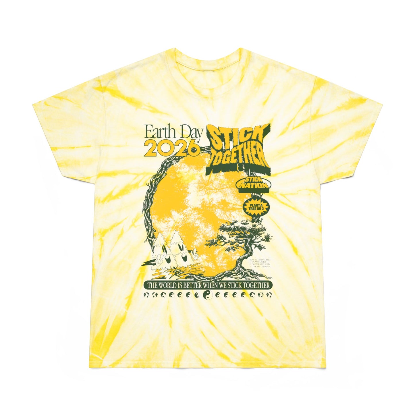 Earth Day 2026 - Unisex Tie Dye T-Shirt