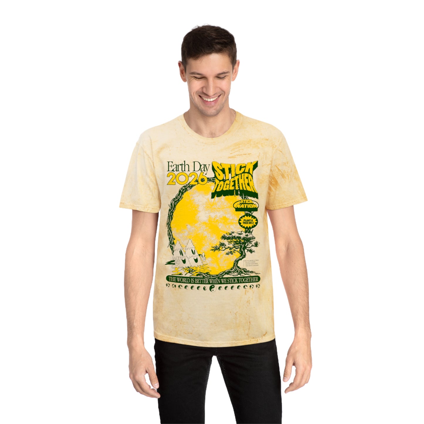 Earth Day 2026 – Vintage Tie-Dye Unisex T-Shirt