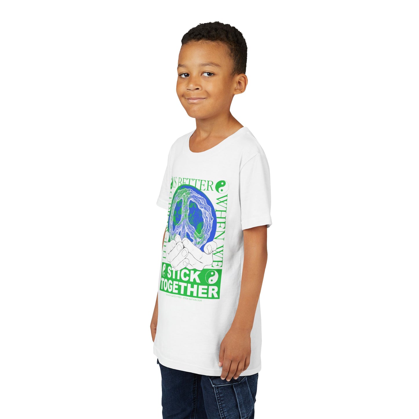 Stick Together for Earth - Unisex Kids T-Shirt