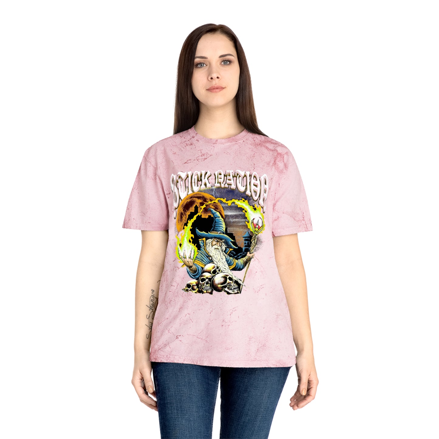Stick Nation Wizard Shirt – Vintage Tie-Dye Unisex T-Shirt