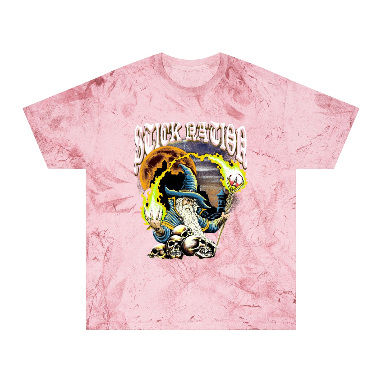Stick Nation Wizard Shirt – Vintage Tie-Dye Unisex T-Shirt