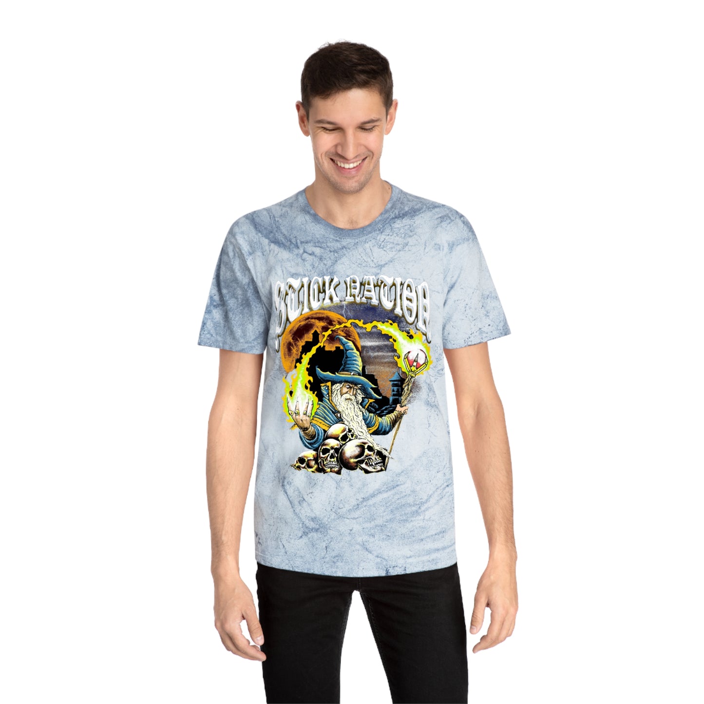 Stick Nation Wizard Shirt – Vintage Tie-Dye Unisex T-Shirt