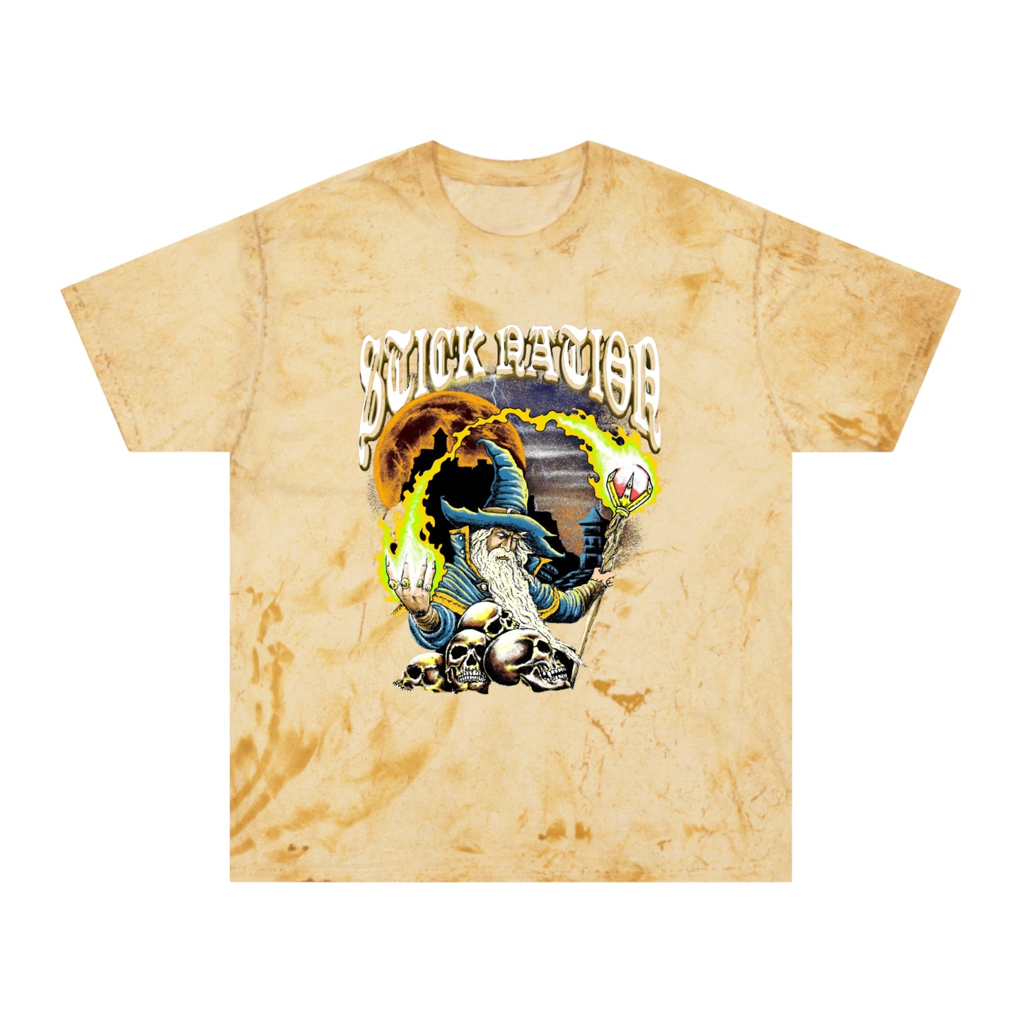 Stick Nation Wizard Shirt – Vintage Tie-Dye Unisex T-Shirt