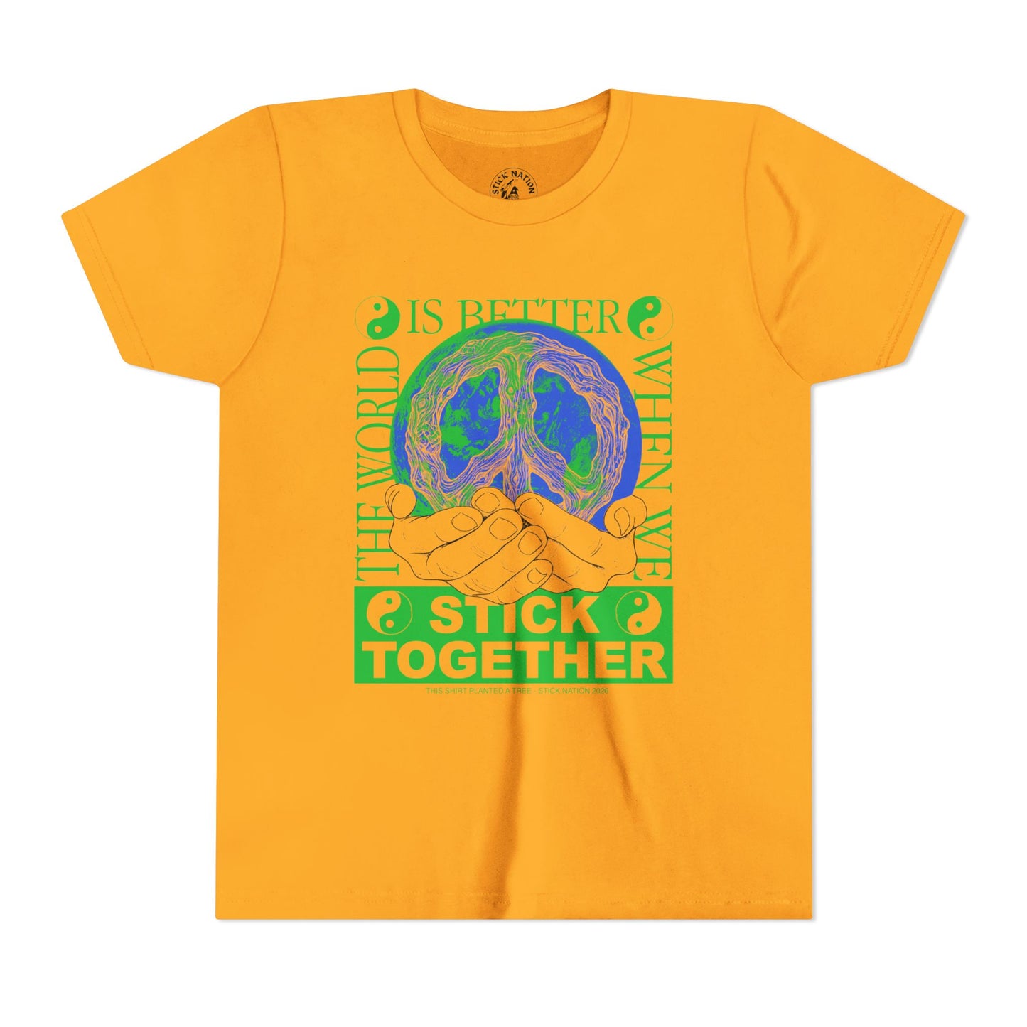 Stick Together for Earth - Unisex Kids T-Shirt